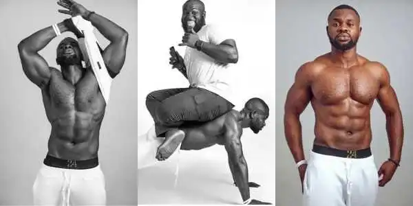 #BBNaija: Checkout Kemen’s Recent Looks As He Strips Down New Photoshoot